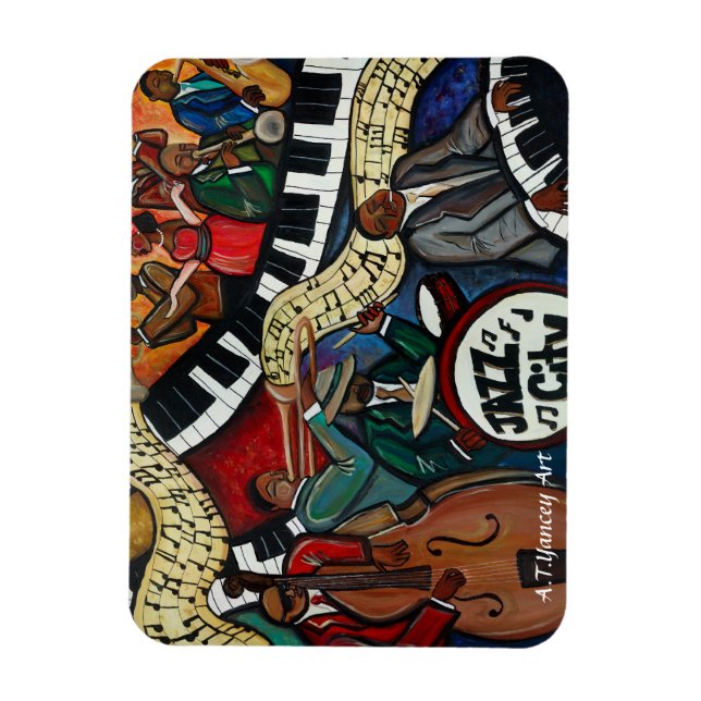 Jazz City Premium Flexi Magnet (Vertikal)