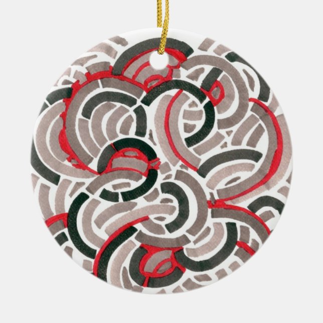 Jazz Coils Helgdag Ornament (Framsidan)
