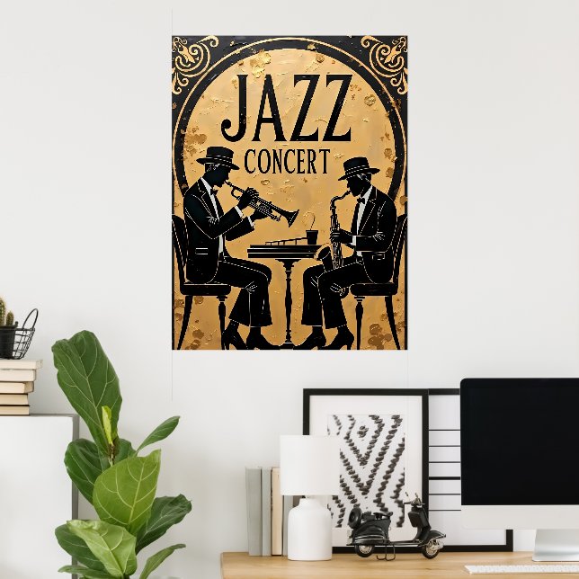Jazz Concert Poster (Hemmakontoret)