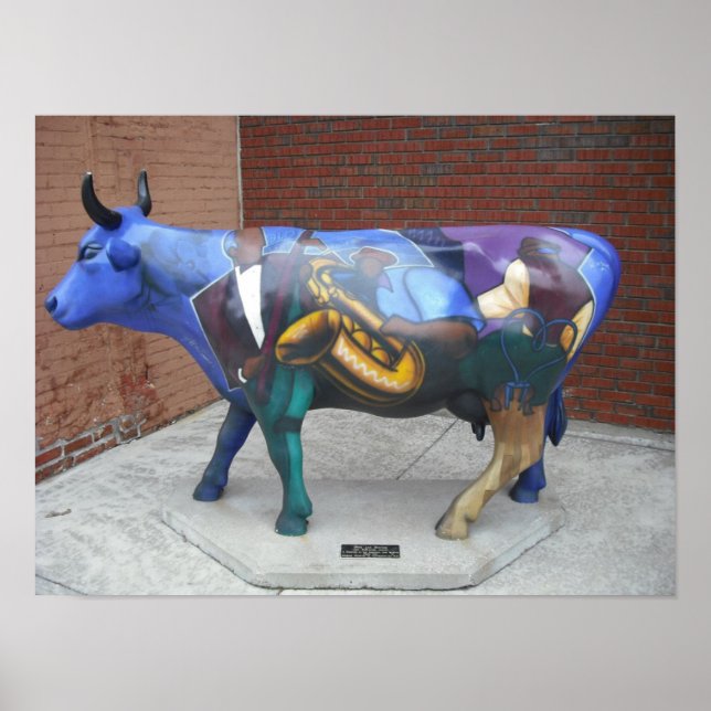 Jazz Cow - Kansas City Poster (Framsidan)