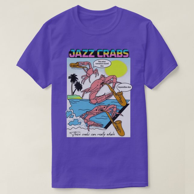 Jazz Crabs T Shirt (Design framsida)