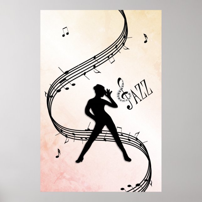 Jazz Dance Poster (Framsidan)