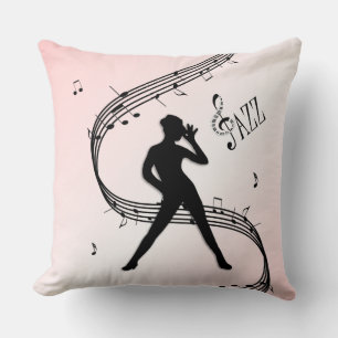 Jazz Dance Rosa Dekorativ kudde