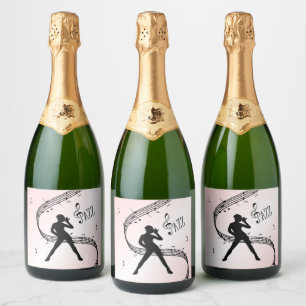 Jazz Dance Rosa Music Champagne Label