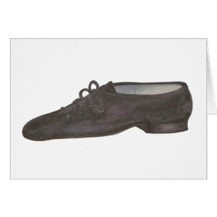 Jazz Dance Shoe Skäl Teacher Choreograf Hälsningskort