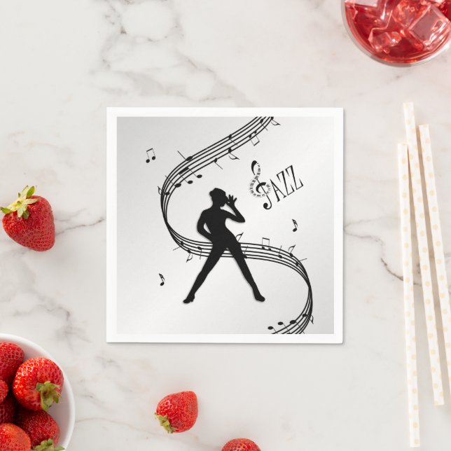 Jazz Dance Silver Pappersservett (Insitu)