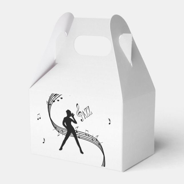 Jazz Dance Silver Presentaskar (Framsidan Sidan)