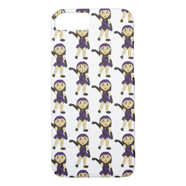 Jazz Dance Skäl Lila Costume Girl Dancer Case-Mate iPhone Skal (Baksida)