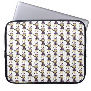 Jazz Dance Skäl Lila Costume Girl Dancer Laptop Fodral