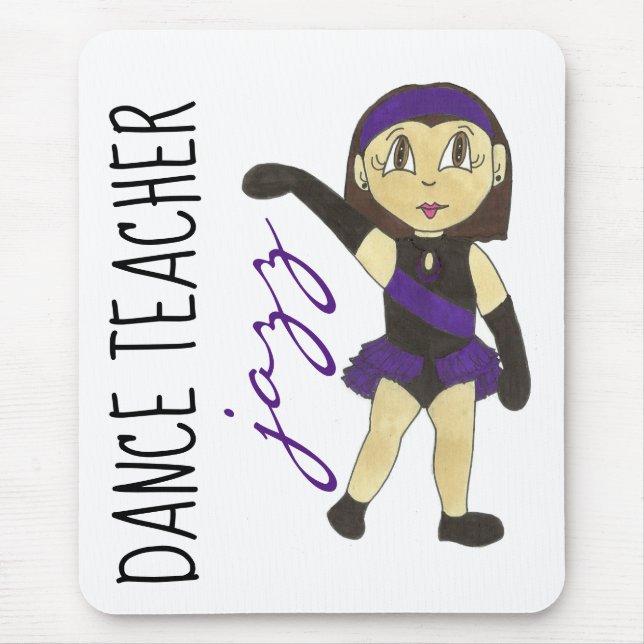 Jazz Dance Teacher Instruktör skäl Gift Musmatta (Framsidan)