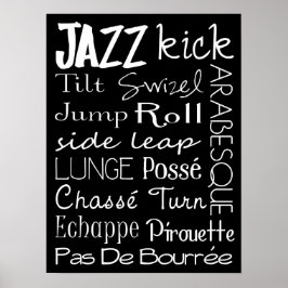 Jazz Dance Tunnelbanan Art Poster