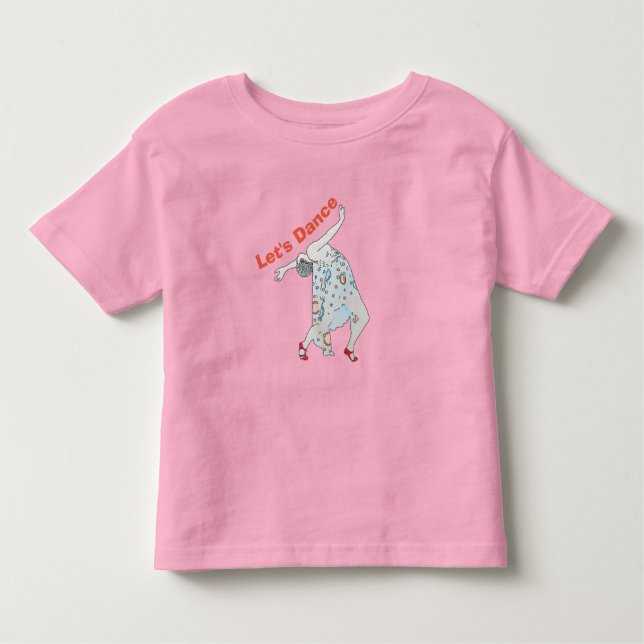 jazz Dancer Småbarn T-shirt (Framsida)