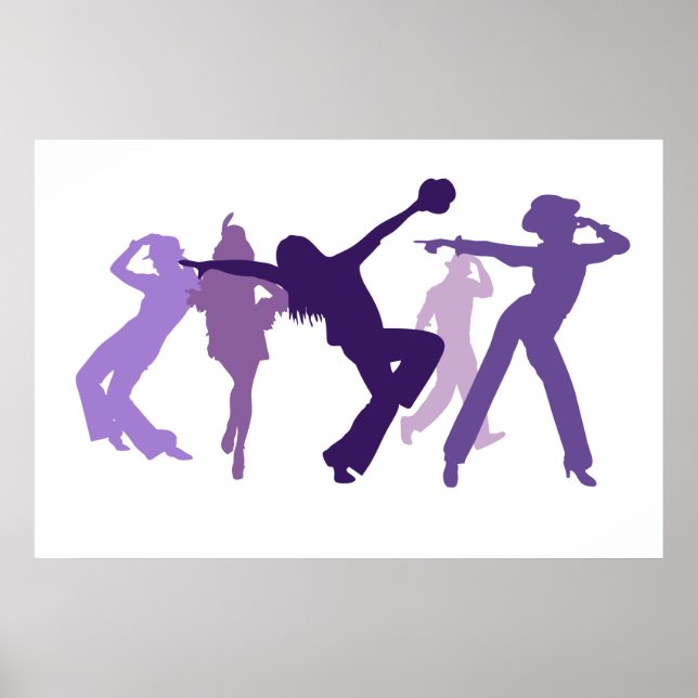 Jazz Dancers Illustration Poster (Framsidan)