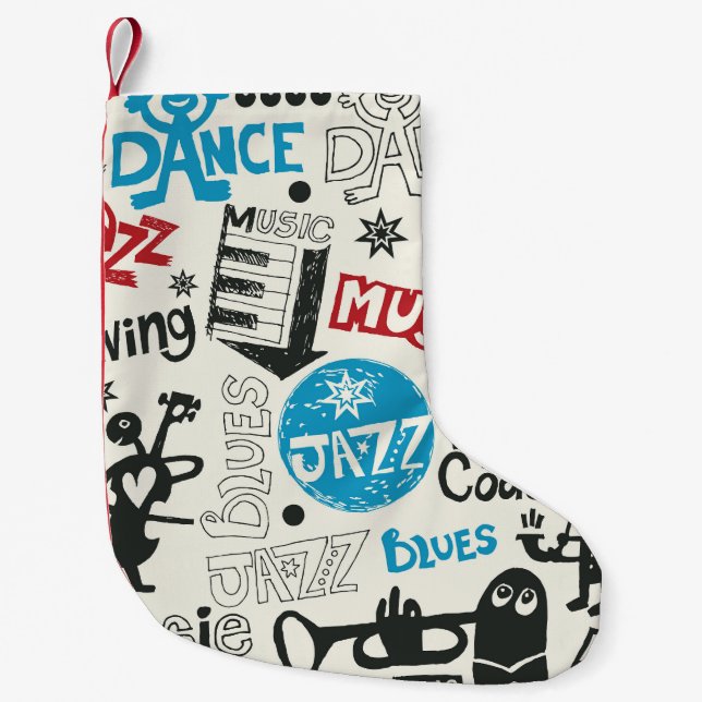 Jazz Doodle: Eclectic Music Mix Liten Julstrumpa (Framsidan)