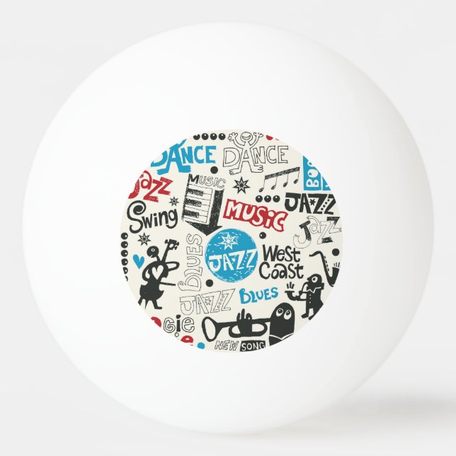 Jazz Doodle: Eclectic Music Mix Pingisboll (Framsidan)