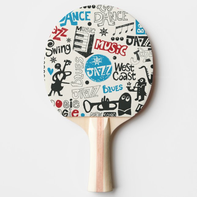 Jazz Doodle: Eclectic Music Mix Pingisracket (Framsidan)