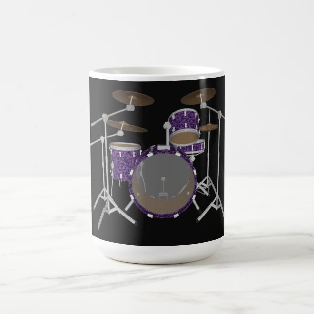 Jazz Drum Kit: Anpassningsbar Violet Drums Set: Ka Kaffemugg (Center)