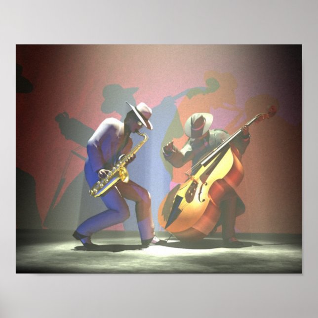 Jazz duel poster (Framsidan)
