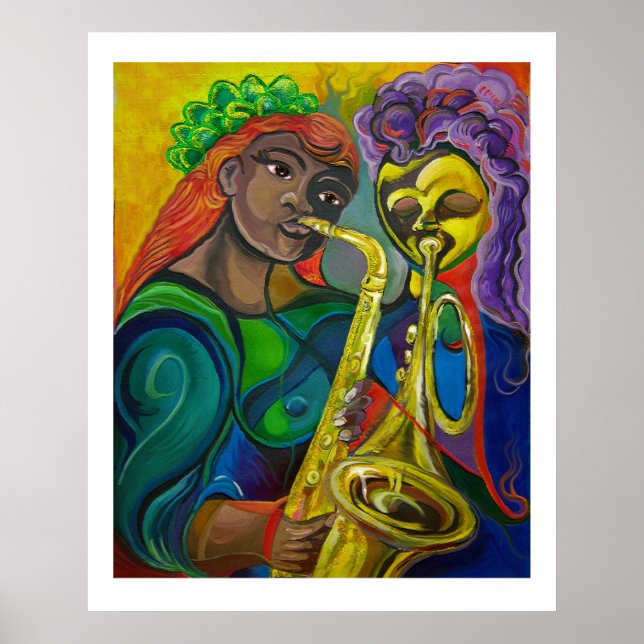 Jazz Duo Poster (Framsidan)