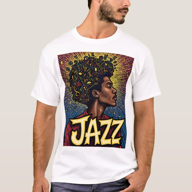 Jazz-explosion T Shirt (Framsida)