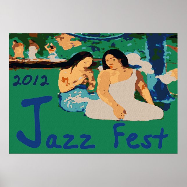 Jazz Fest 2012, Sitta, träd Poster (Framsidan)