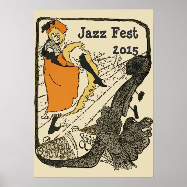 Jazz Fest 2015 Poster (Framsidan)