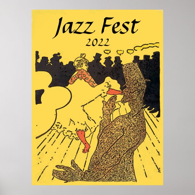 Jazz Fest 2022, lägg till Poster redigeringstext (Framsidan)