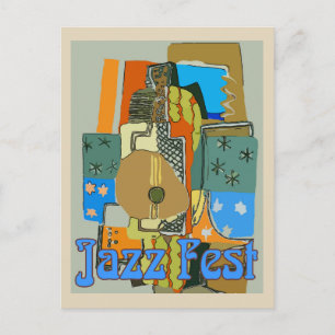 Jazz Fest, Abstrakt Guitar Vykort