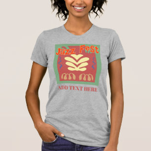 Jazz Fest: Abstrakt Hearts T Shirt