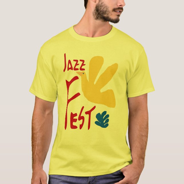 Jazz Fest Bird T-Shirt (Framsida)