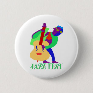 Jazz Fest Blues Man Knapp