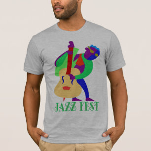 Jazz Fest Blues Man T Shirt