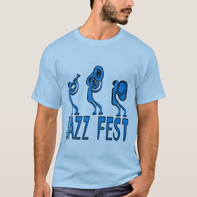 Jazz Fest Brass Band Tee Shirt (Framsida)