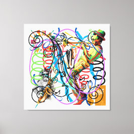 Jazz Fest Canvastryck