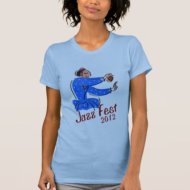 Jazz Fest Dancer 2012 T-shirt (Framsida)