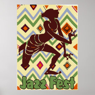 Jazz Fest Dancer också Poster