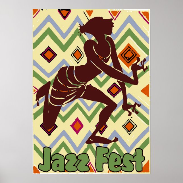 Jazz Fest Dancer också Poster (Framsidan)