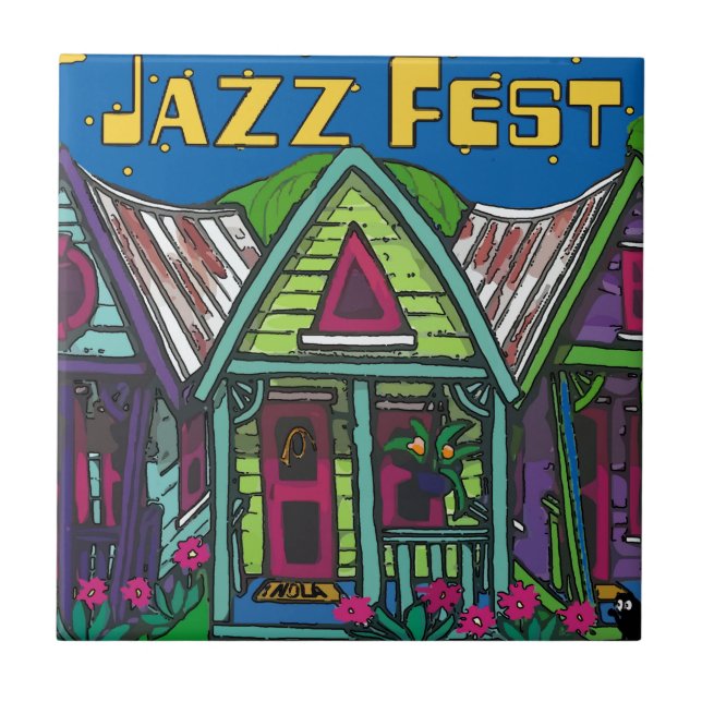 Jazz fest Houses Kakelplatta (Framsidan)