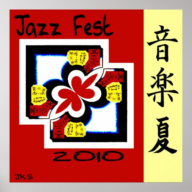 Jazz Fest Kanji Poster (Framsidan)