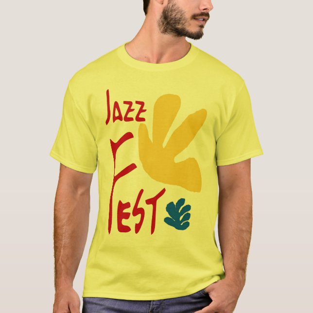 Jazz Fest Löv 1 T-shirt (Framsida)