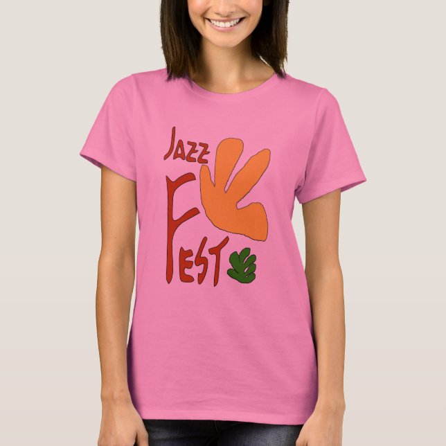 Jazz Fest Lövs T-shirt (Framsida)