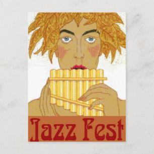 Jazz Fest Pan Vykort
