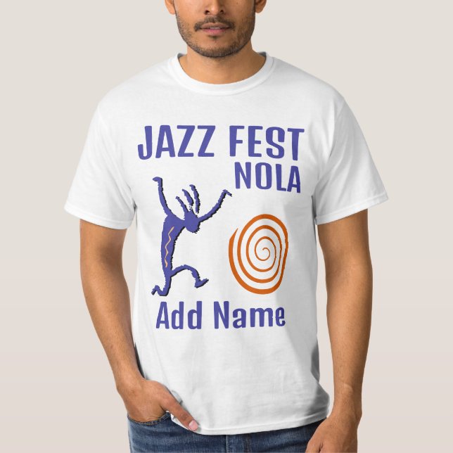 Jazz Fest personlig Spiral T Shirt (Framsida)