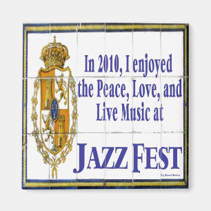 Jazz Fest Tile Mural 2010 Magnet