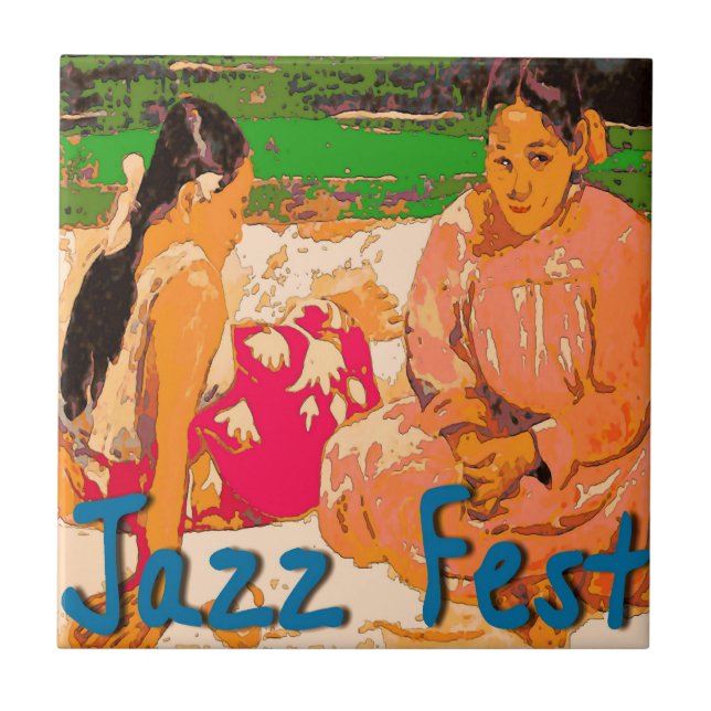 Jazz fest Women på Blanket Kakelplatta (Framsidan)