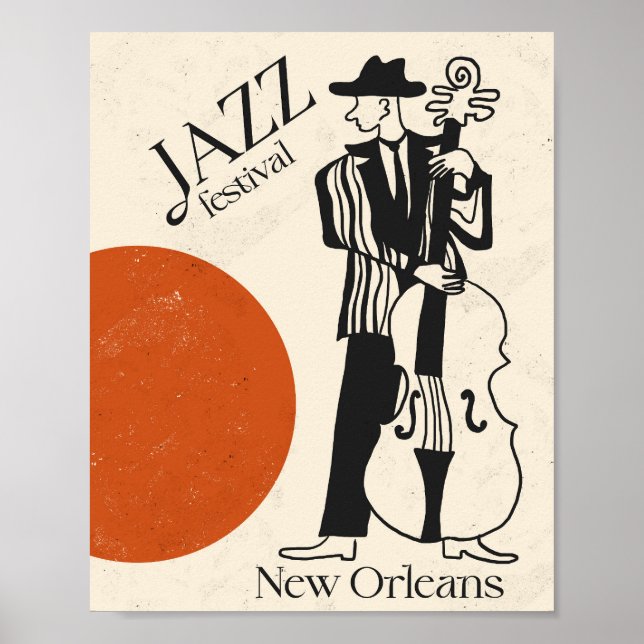 Jazz Festival Poster (Framsidan)
