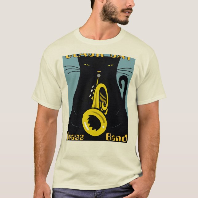 Jazz Festival, Svarta katter Tee (Framsida)