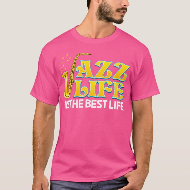 Jazz Festival Tshirt for Jazz Älskare T Shirt (Framsida)