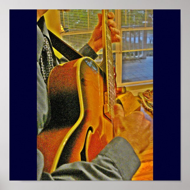Jazz Guitar Poster (Framsidan)
