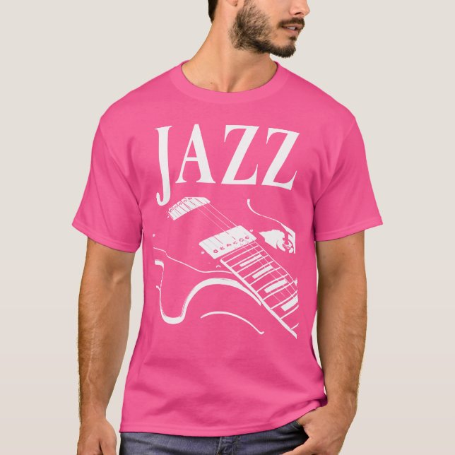 Jazz Guitar - T Shirt (Framsida)